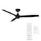 Wac Blitzen Indoor and Outdoor 3-Blade Smart Ceiling Fan 54in Matte Black with Remote Control, 3 Blades F-060 - alternate 4
